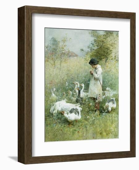 Dreaming-Luigi Chialiva-Framed Giclee Print