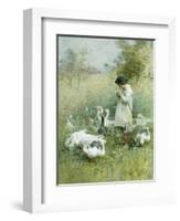 Dreaming-Luigi Chialiva-Framed Giclee Print