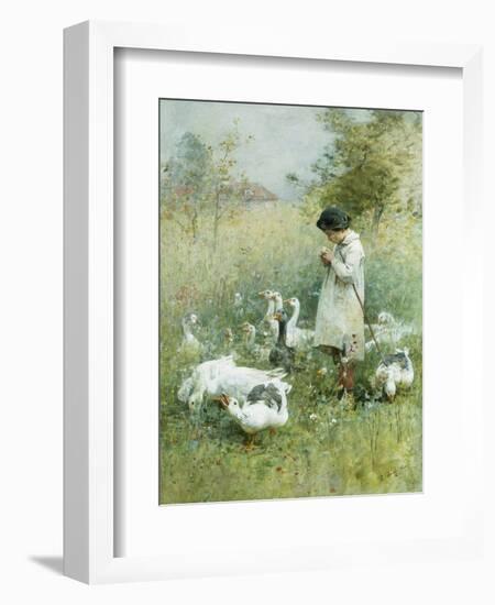 Dreaming-Luigi Chialiva-Framed Giclee Print