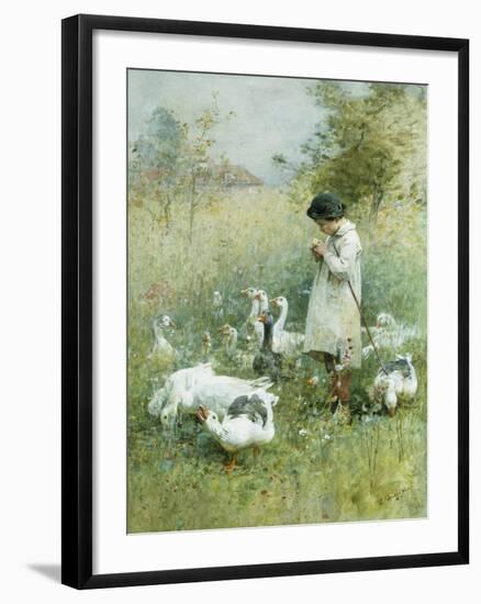 Dreaming-Luigi Chialiva-Framed Giclee Print