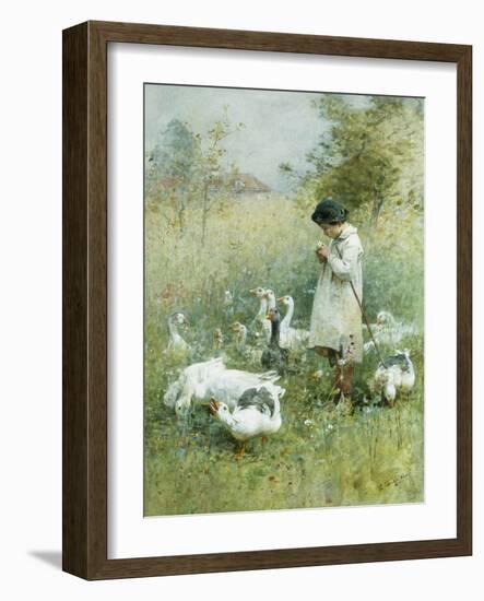 Dreaming-Luigi Chialiva-Framed Giclee Print