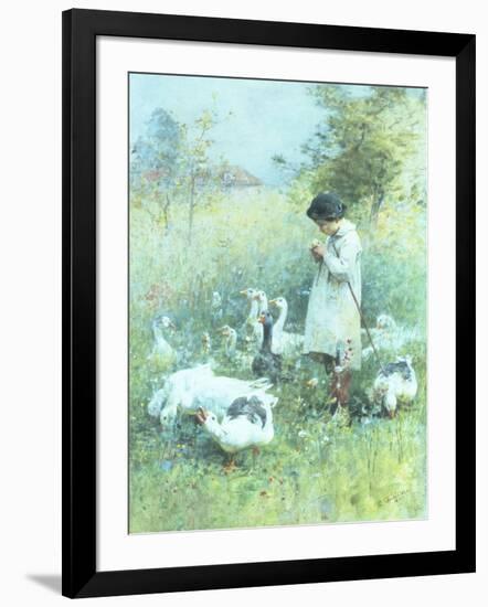 Dreaming-Luigi Chialiva-Framed Giclee Print