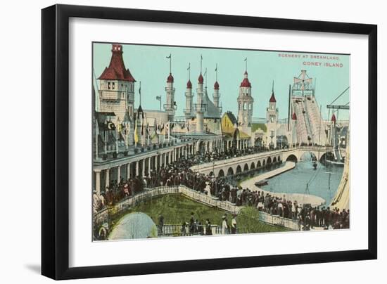 Dreamland, Coney Island, New York City-null-Framed Art Print