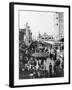 Dreamland on Coney Island Photograph - New York, NY-Lantern Press-Framed Art Print