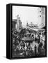 Dreamland on Coney Island Photograph - New York, NY-Lantern Press-Framed Stretched Canvas