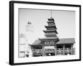 Dreamland Park, Air Ship Building, Coney Island, N.Y.-null-Framed Photo