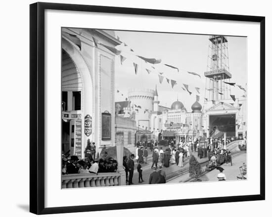 Dreamland Park, Coney Island, N.Y.-null-Framed Photo