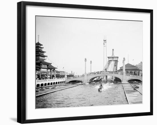 Dreamland Park, Shooting the Chutes, Coney Island, N.Y.-null-Framed Photo