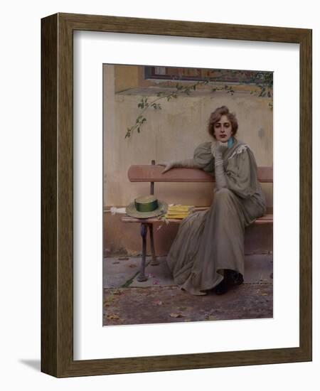 Dreams, 1896-Vittorio Corcos-Framed Art Print