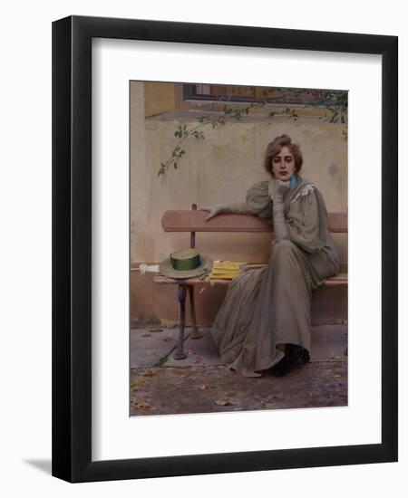 Dreams, 1896-Vittorio Corcos-Framed Art Print