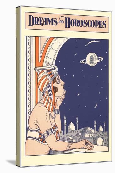 Dreams and Horoscopes, Mooning Harem Girl-null-Stretched Canvas