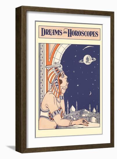 Dreams and Horoscopes, Mooning Harem Girl-null-Framed Art Print