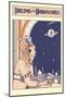 Dreams and Horoscopes, Mooning Harem Girl-null-Mounted Art Print