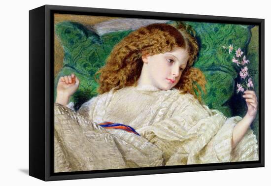 Dreams, C.1861 (W/C, Bodycolour and Gum over Graphite on Card) (See 133888)-Sir Frederick William Burton-Framed Stretched Canvas