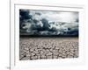 Dreamscape with Cracked Soil-carloscastilla-Framed Art Print