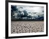 Dreamscape with Cracked Soil-carloscastilla-Framed Art Print