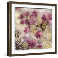 Dreamtime Butterflies 1-Matina Theodosiou-Framed Art Print