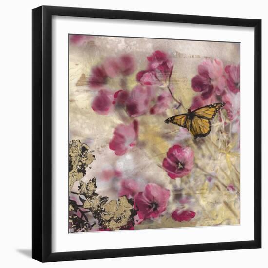 Dreamtime Butterflies 1-Matina Theodosiou-Framed Art Print