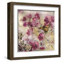 Dreamtime Butterflies 1-Matina Theodosiou-Framed Art Print