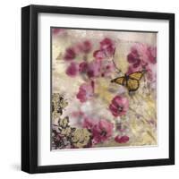 Dreamtime Butterflies 1-Matina Theodosiou-Framed Art Print