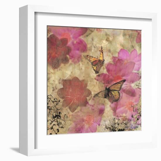 Dreamtime Butterflies 2-Matina Theodosiou-Framed Art Print