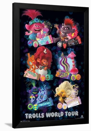 DreamWorks Trolls 2 - Grid-null-Framed Standard Poster