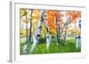 Dreamy Autumn Birches-George Oze-Framed Photographic Print