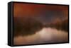 Dreamy Autumn Lake-Jai Johnson-Framed Stretched Canvas