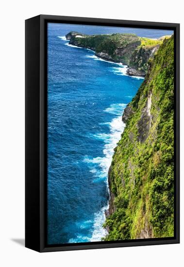 Dreamy Bali - Green Cliff-Philippe HUGONNARD-Framed Stretched Canvas