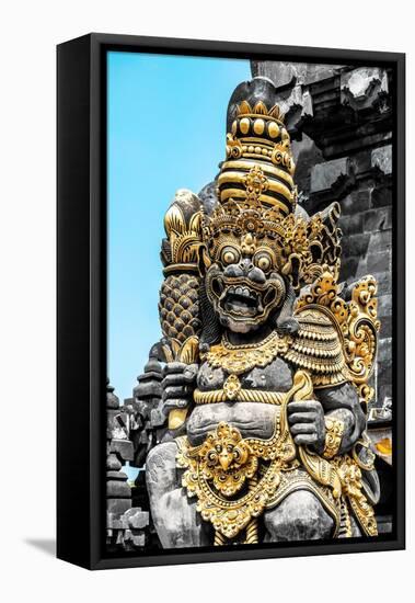 Dreamy Bali - Indonesian God Statue-Philippe HUGONNARD-Framed Stretched Canvas