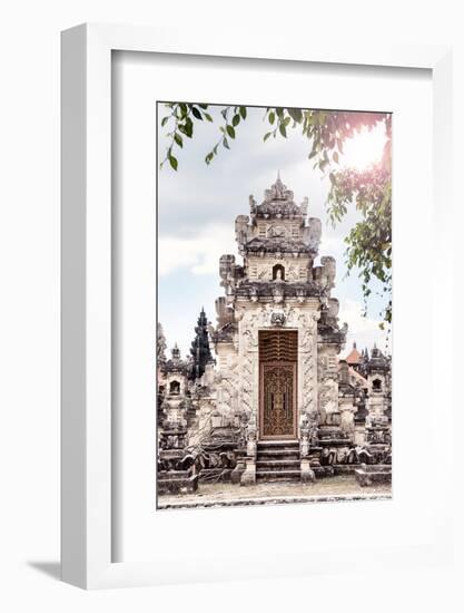 Dreamy Bali - White Temple-Philippe HUGONNARD-Framed Photographic Print