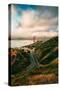 Dreamy Clouds Over The City, Golden Gate Bridge, San Francisco-Vincent James-Stretched Canvas