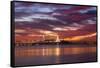 Dreamy East San Francisco Bay Sunset View-Vincent James-Framed Stretched Canvas