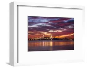 Dreamy East San Francisco Bay Sunset View-Vincent James-Framed Photographic Print