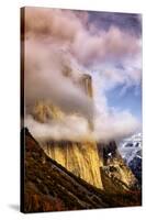 Dreamy El Capitan in Fog, Yosemite National Park-Vincent James-Stretched Canvas