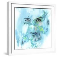 Dreamy Face-Ata Alishahi-Framed Giclee Print