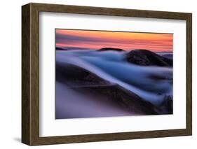 Dreamy Fog Sweep, Marin Headlands at Sunrise, San Francisco-Vincent James-Framed Photographic Print