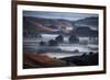 Dreamy Hills of Petaluma, Sonoma County, Bay Area, California-Vincent James-Framed Photographic Print