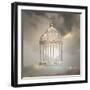 Dreamy Image that Represent a Cloud inside a Cage with a Beautiful Sky in the Background-Valentina Photos-Framed Photographic Print