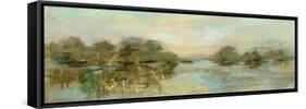 Dreamy Lake Green-Silvia Vassileva-Framed Stretched Canvas