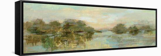 Dreamy Lake Green-Silvia Vassileva-Framed Stretched Canvas