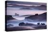 Dreamy Light and Fog, Petaluma Hills, Sonoma County, Bay Area-Vincent James-Stretched Canvas