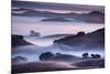 Dreamy Light and Fog, Petaluma Hills, Sonoma County, Bay Area-Vincent James-Mounted Photographic Print