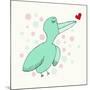 Dreamy Love Bird-Carla Martell-Mounted Giclee Print