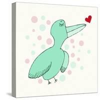 Dreamy Love Bird-Carla Martell-Stretched Canvas