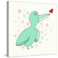 Dreamy Love Bird-Carla Martell-Stretched Canvas