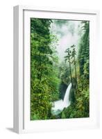 Dreamy Metlako and Fog in Spring, Waterfall Columbia River Gorge, Oregon-Vincent James-Framed Photographic Print