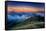 Dreamy Mood and Fog at Sunset, Marin County, San Francisco California-Vincent James-Framed Stretched Canvas