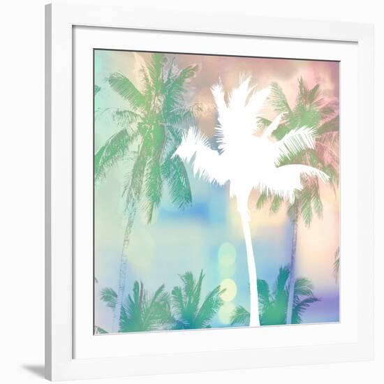 Dreamy Palm Trees-Evangeline Taylor-Framed Art Print