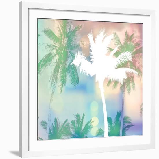 Dreamy Palm Trees-Evangeline Taylor-Framed Art Print